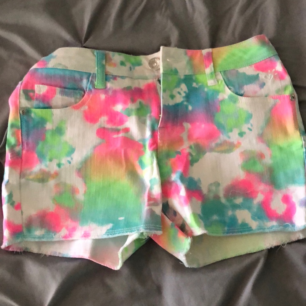 justice colorful shorts